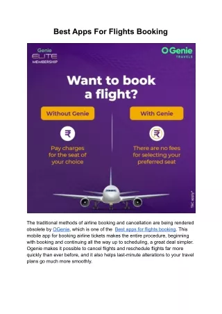 best apps for flights booking