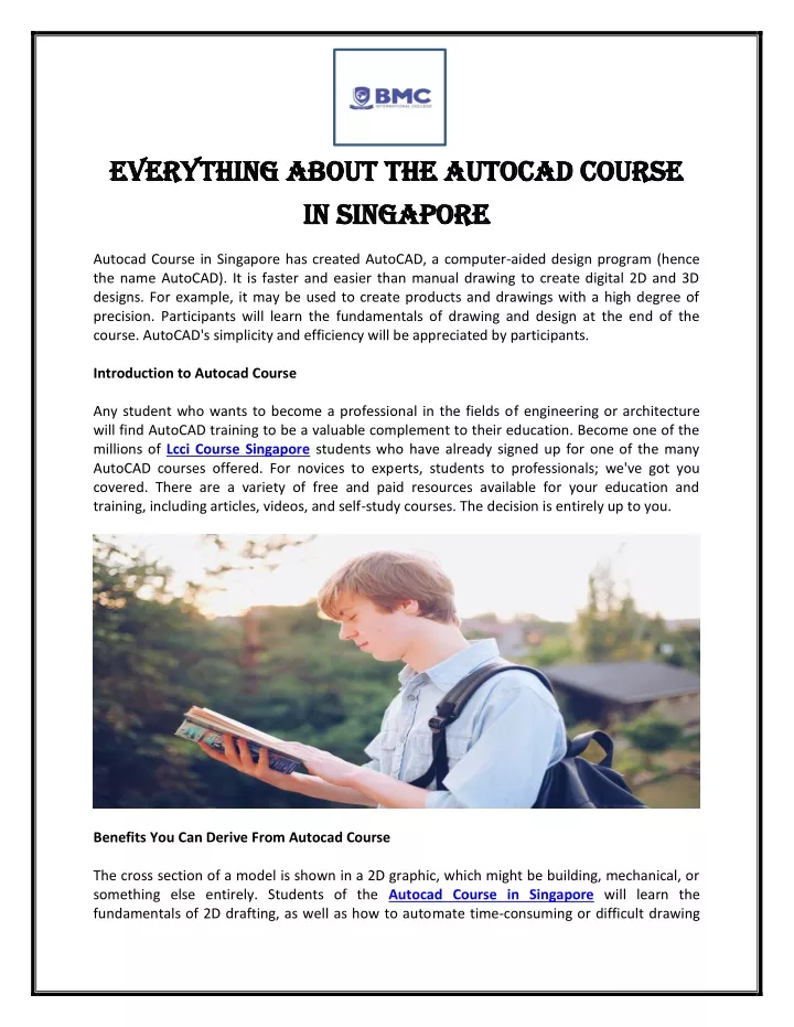 everything about the autocad course everything
