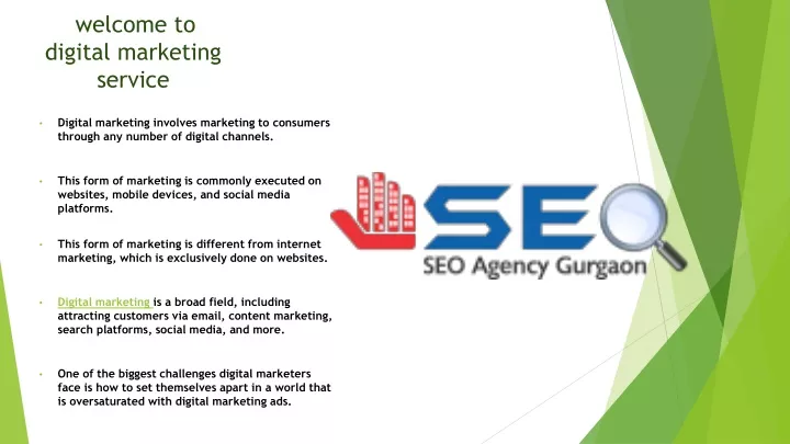 welcome to digital marketing service