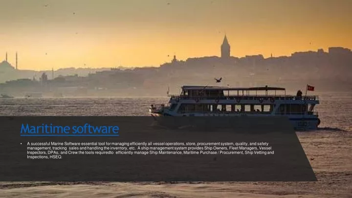 maritime software