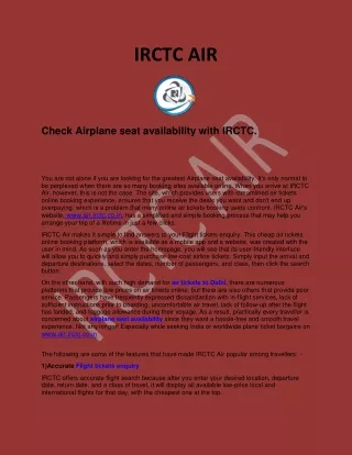 irctc air