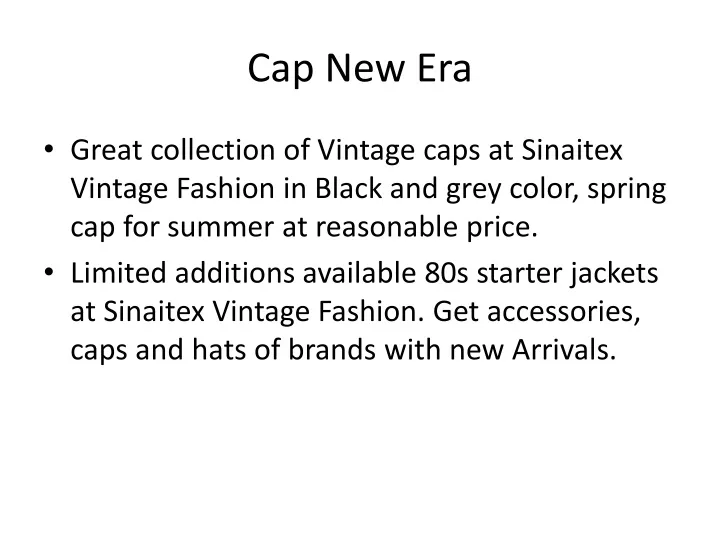 cap new era