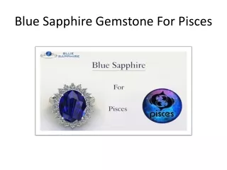 blue sapphire gemstone for pisces