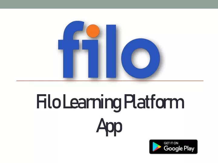 filo learning platform app