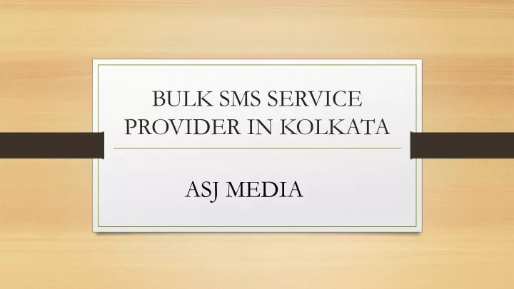bulk sms service provider in kolkata
