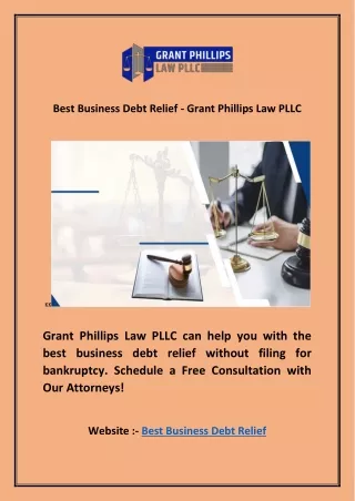 best business debt relief grant phillips law pllc