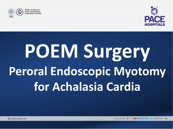 poem surgery peroral endoscopic myotomy