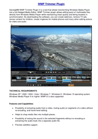WMP Trimmer Plugin
