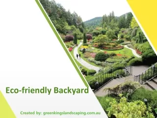 eco friendly backyard