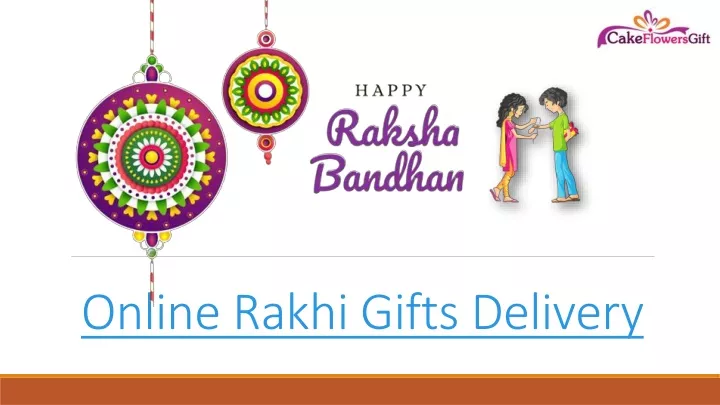 online rakhi gifts delivery