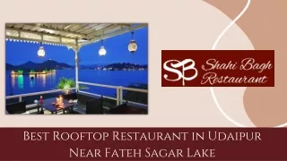 Best Rooftop Restaurants in Udaipur Near Fateh Sagar Lake