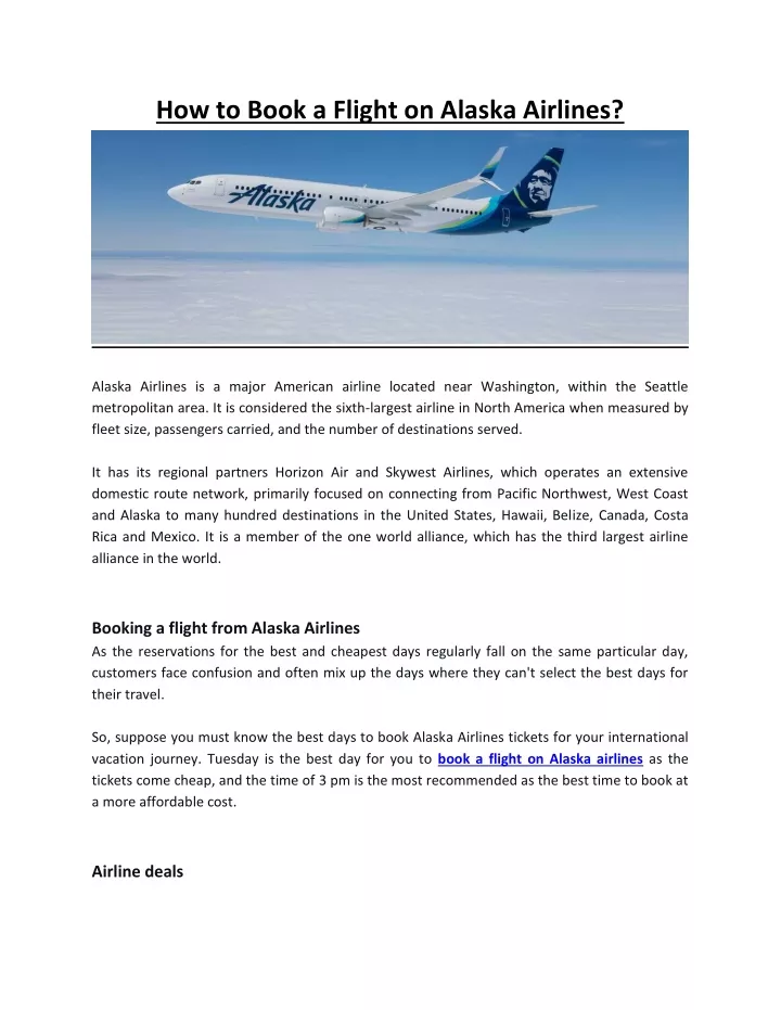 how to book a flight on alaska airlines