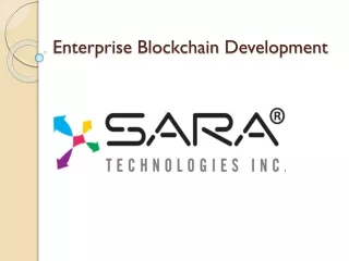 enterprise blockchain development