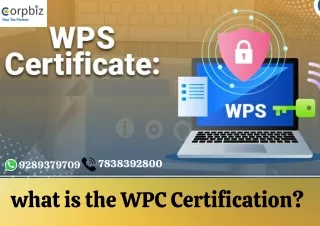 what is the WPC Certification?
