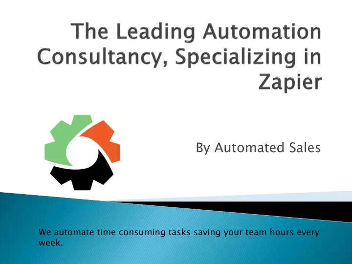 the leading a utomation c onsultancy specializing in zapier