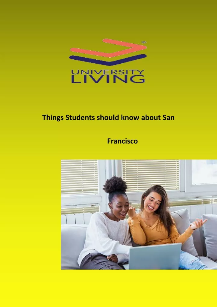 things students should know about san