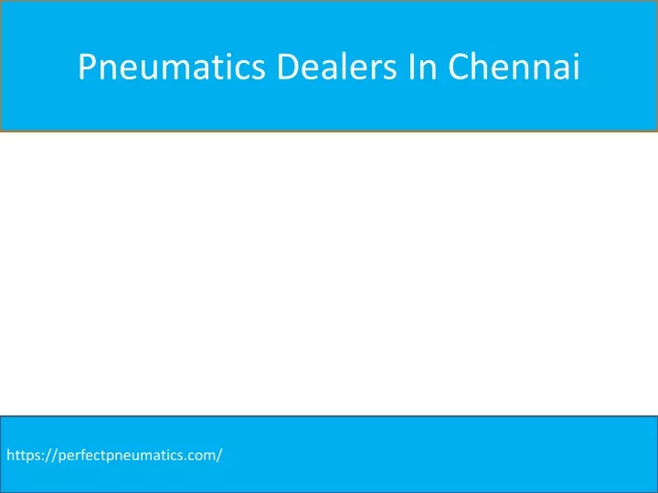 pneumatics dealers in chennai