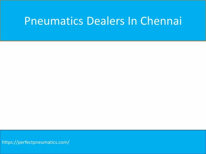 pneumatics dealers in chennai