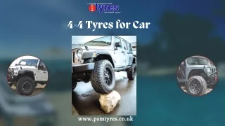 Get the best 4×4 Tyres for Car at PSM Tyres