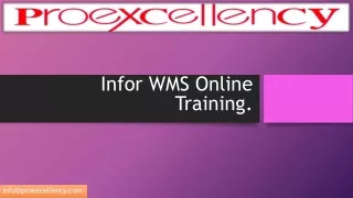 infor wms online training