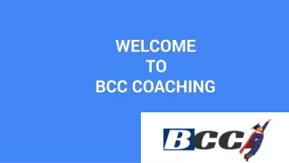 welcome to bcc coaching