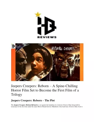 Jeepers Creepers
