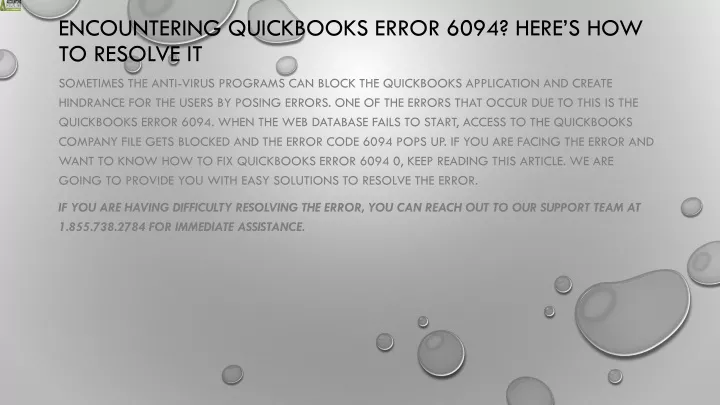 encountering quickbooks error 6094 here s how to resolve it