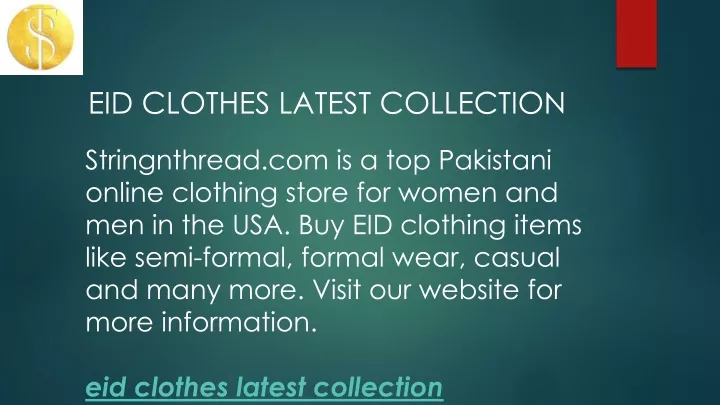 eid clothes latest collection
