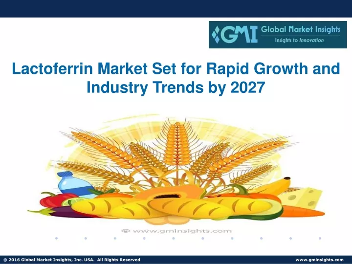 lactoferrin market set for rapid growth