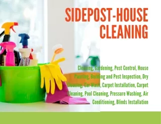 sidepost house cleaning