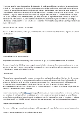 Consejos de cerrajería para asegurar una casa?