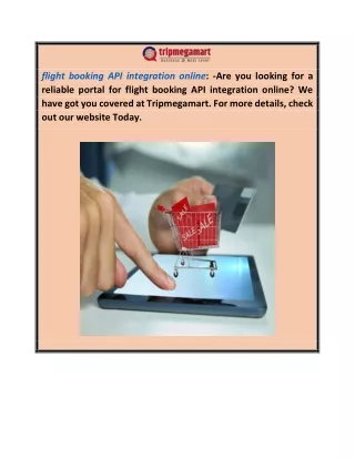 flight booking api integration online
