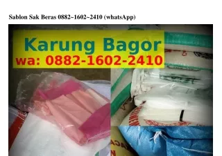 sablon sak beras 0882 1602 2410 whatsapp