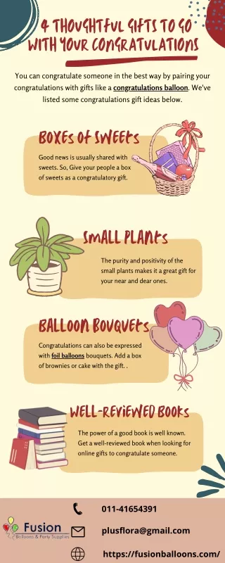 4 Thoughtful Gifts To Go With Your Congratulations