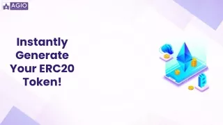 Instantly Generate Your ERC20 Token!