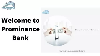 welcome to prominence bank