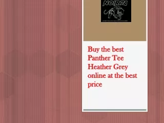 buy the best panther tee heather grey online at the best price