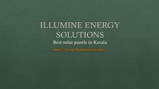 Solar panel dealers in kochi