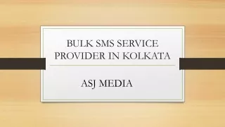 BULK SMS SERVICE PROVIDER IN KOLKATA