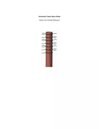 ascension tower specs sheet