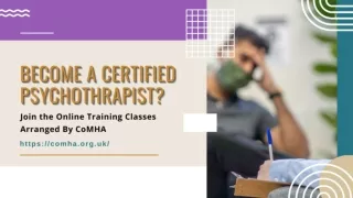 How to Avail Psychotherapy Online Training Courses in UK