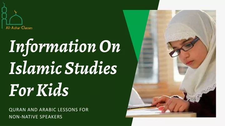information on islamic studies for kids