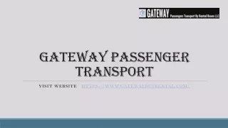 gateway passenger transport