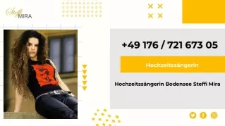 hochzeitss ngerin