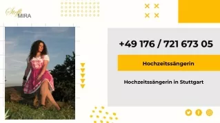hochzeitss ngerin