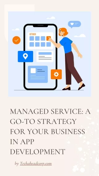 managed service a go to strategy for your