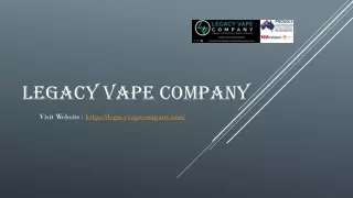 legacy vape company