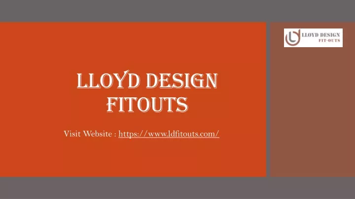 lloyd design fitouts