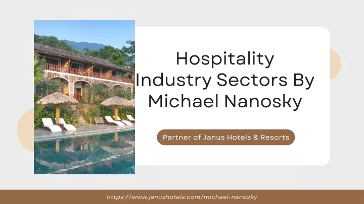 Ppt Various Sectors Of Hospitality Industry By Michael Nanosky