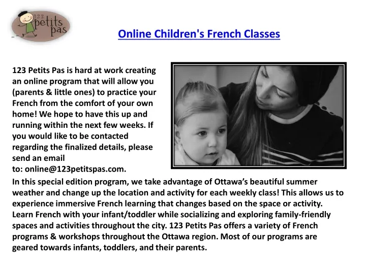 online children s french classes
